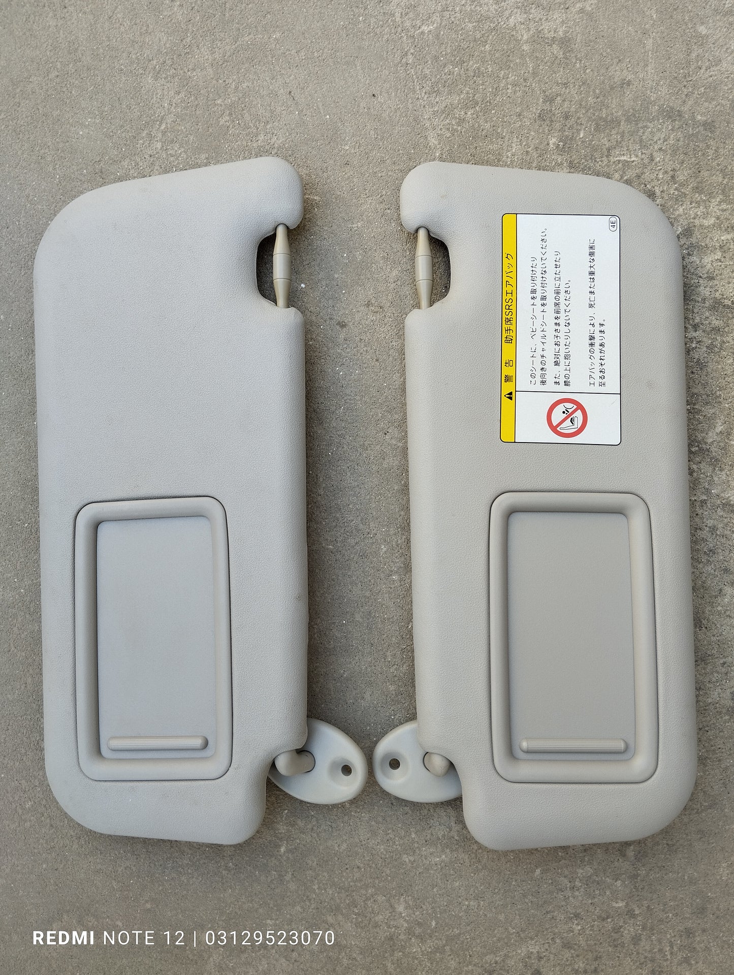 Toyota Aqua OEM interior Sun Visor with mirror Genuine Japanese OEM 74320-52D70B0