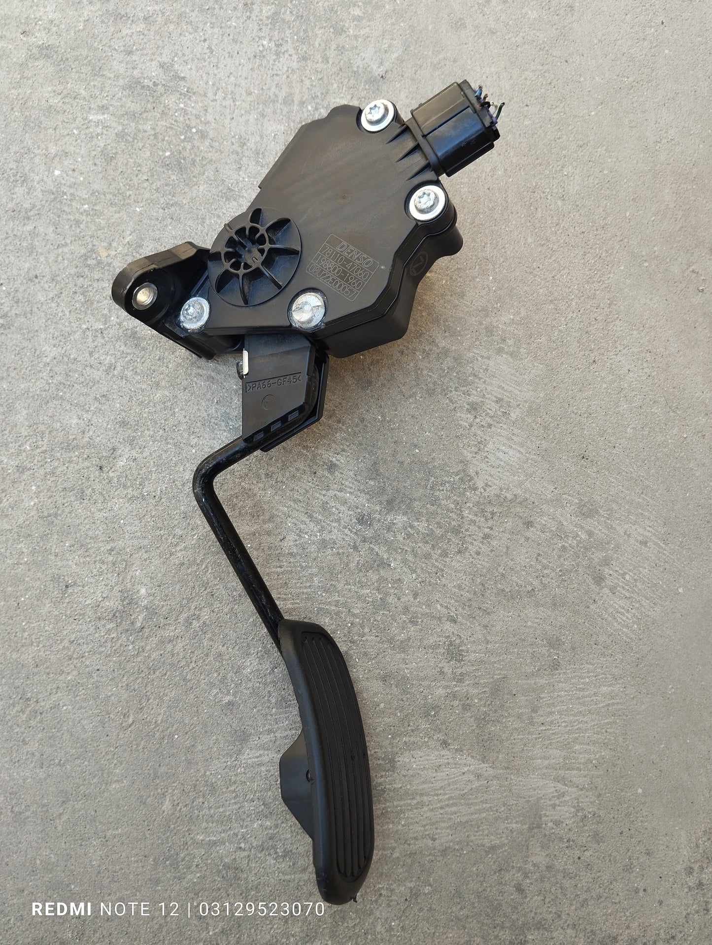 Toyota Prius OEM Accelerator Pedal Genuine Japanese OEM 78110-47060