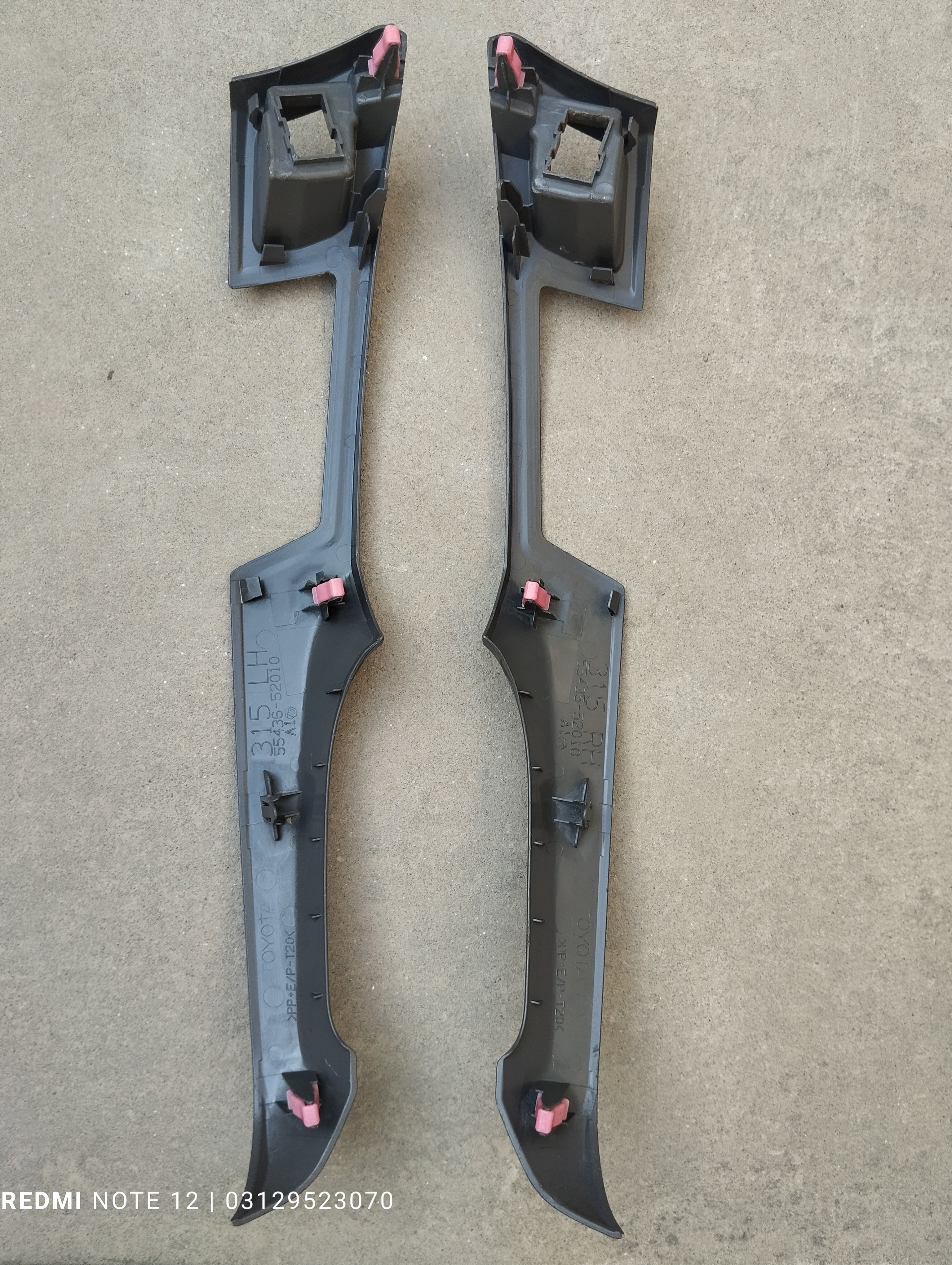 Toyota Vitz OEM Interior Dashboard Audio Frame Panel Trim OEM 55436-52010 55435-52010