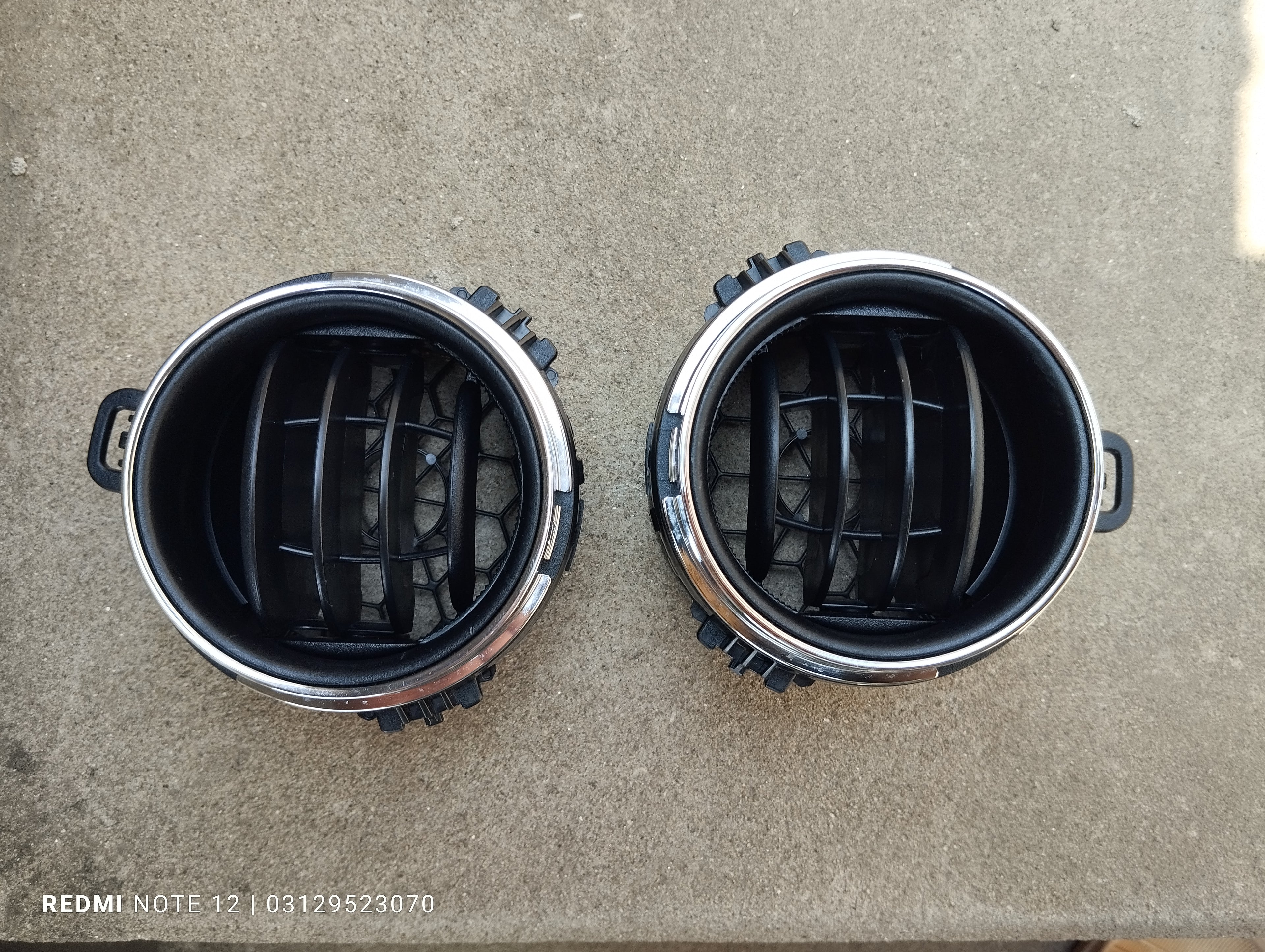 Toyota Aqua Vitz OEM interior Dashboard AC Air Vent Chrome Genuine Japanese OEM