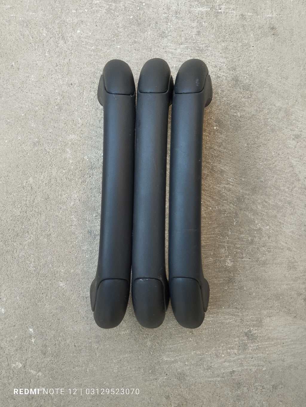 Toyota Passo OEM Interior Black Roof Handle Set of 3 Piece OEM 74611-B2010B1