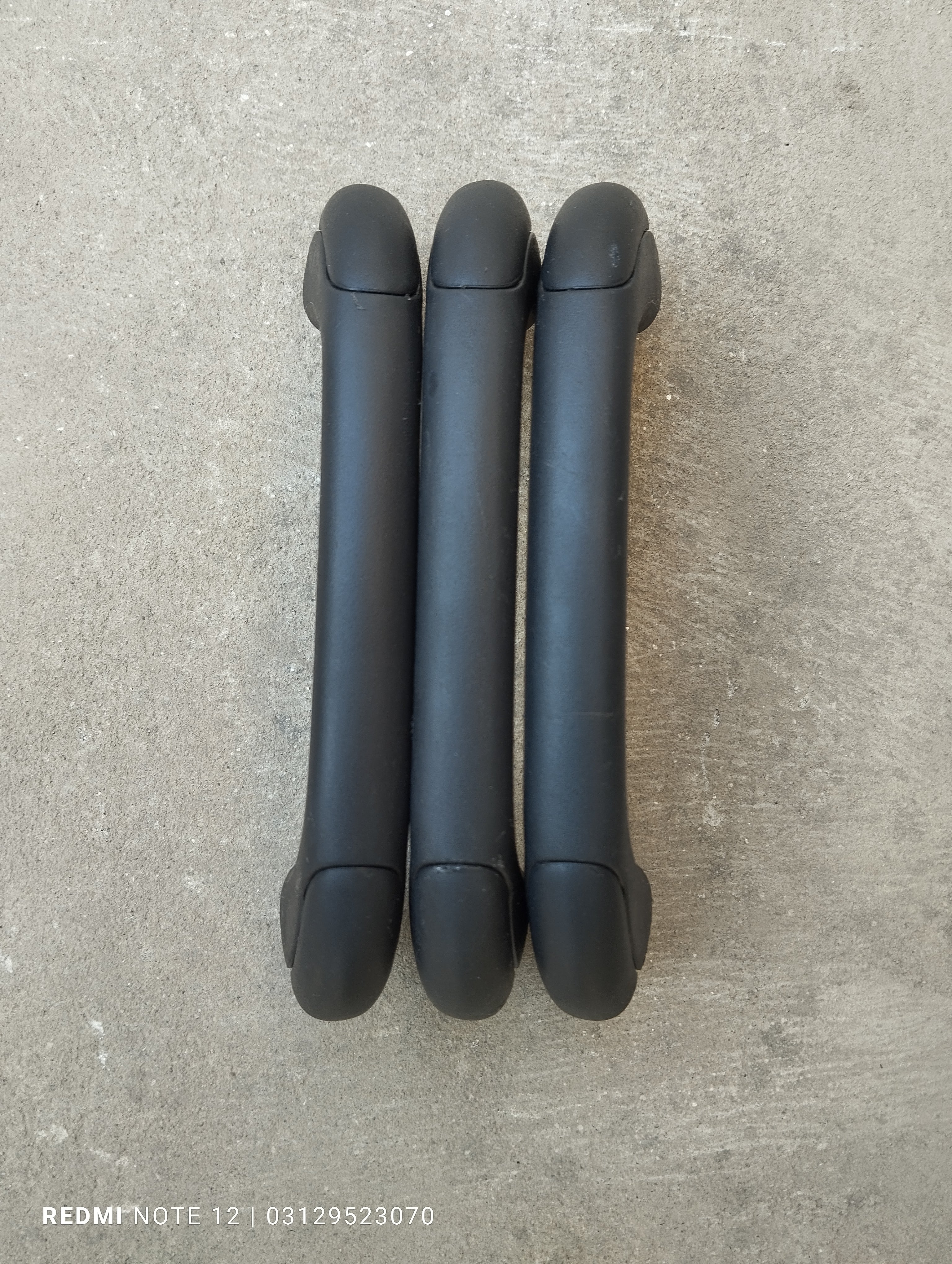 Toyota Passo OEM Interior Black Roof Handle Set of 3 Piece OEM 74611-B2010B1
