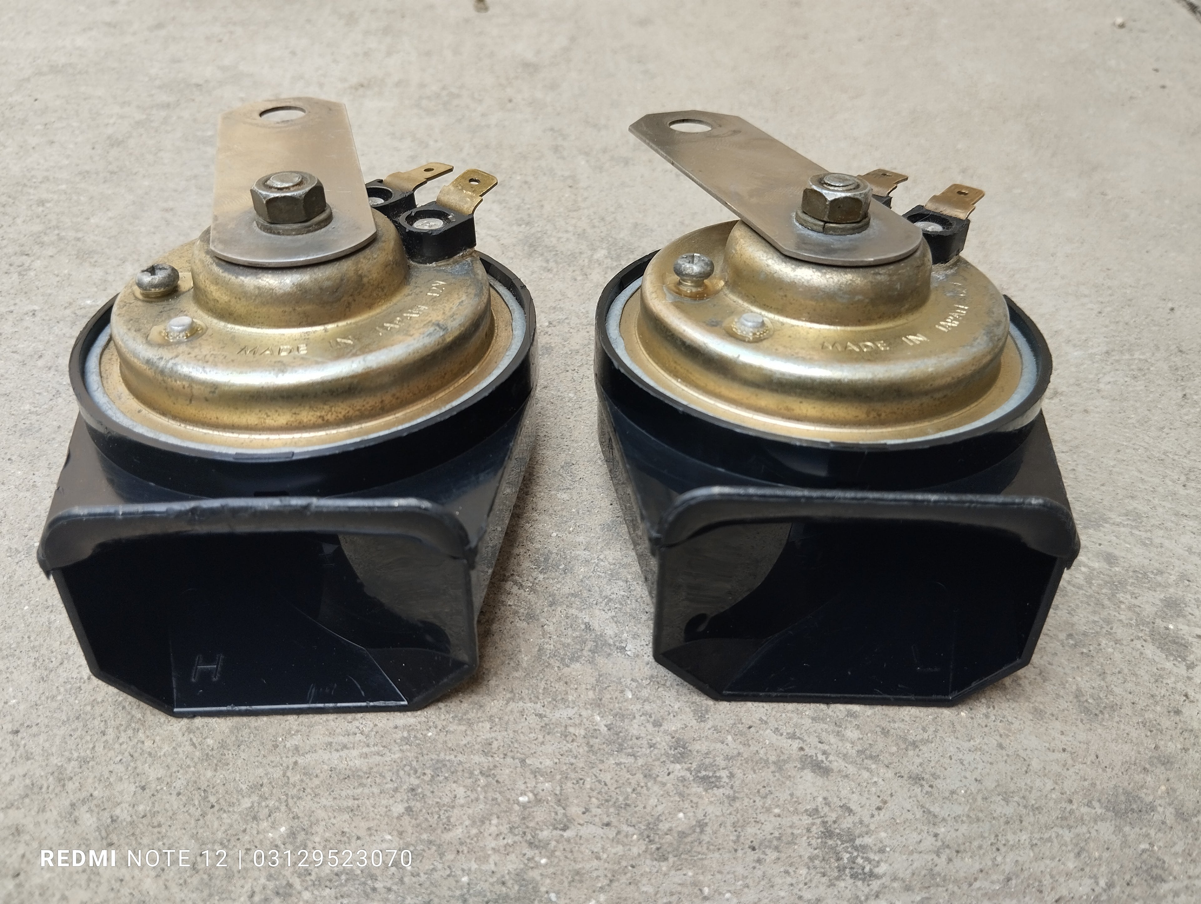 Mitsuba Proud OEM 12v Horn L+H Set Genuine Japanese