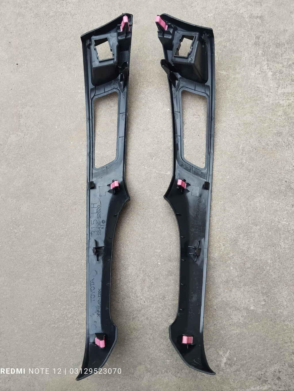 Toyota Vitz OEM interior Dashboard Frame Strip trim Genuine Japanese OEM 55436-52020 55435-52020