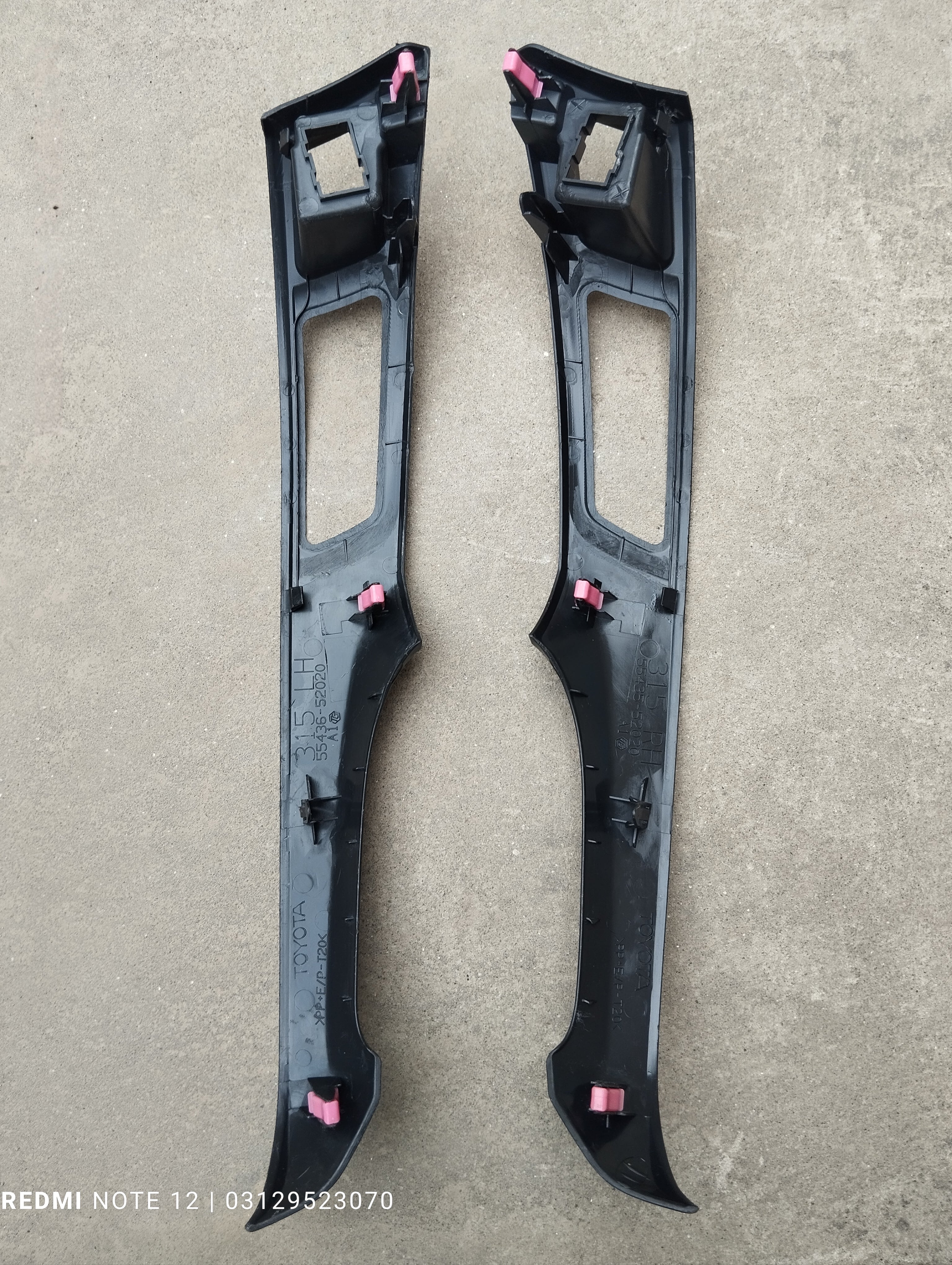 Toyota Vitz OEM interior Dashboard Frame Strip trim Genuine Japanese OEM 55436-52020 55435-52020