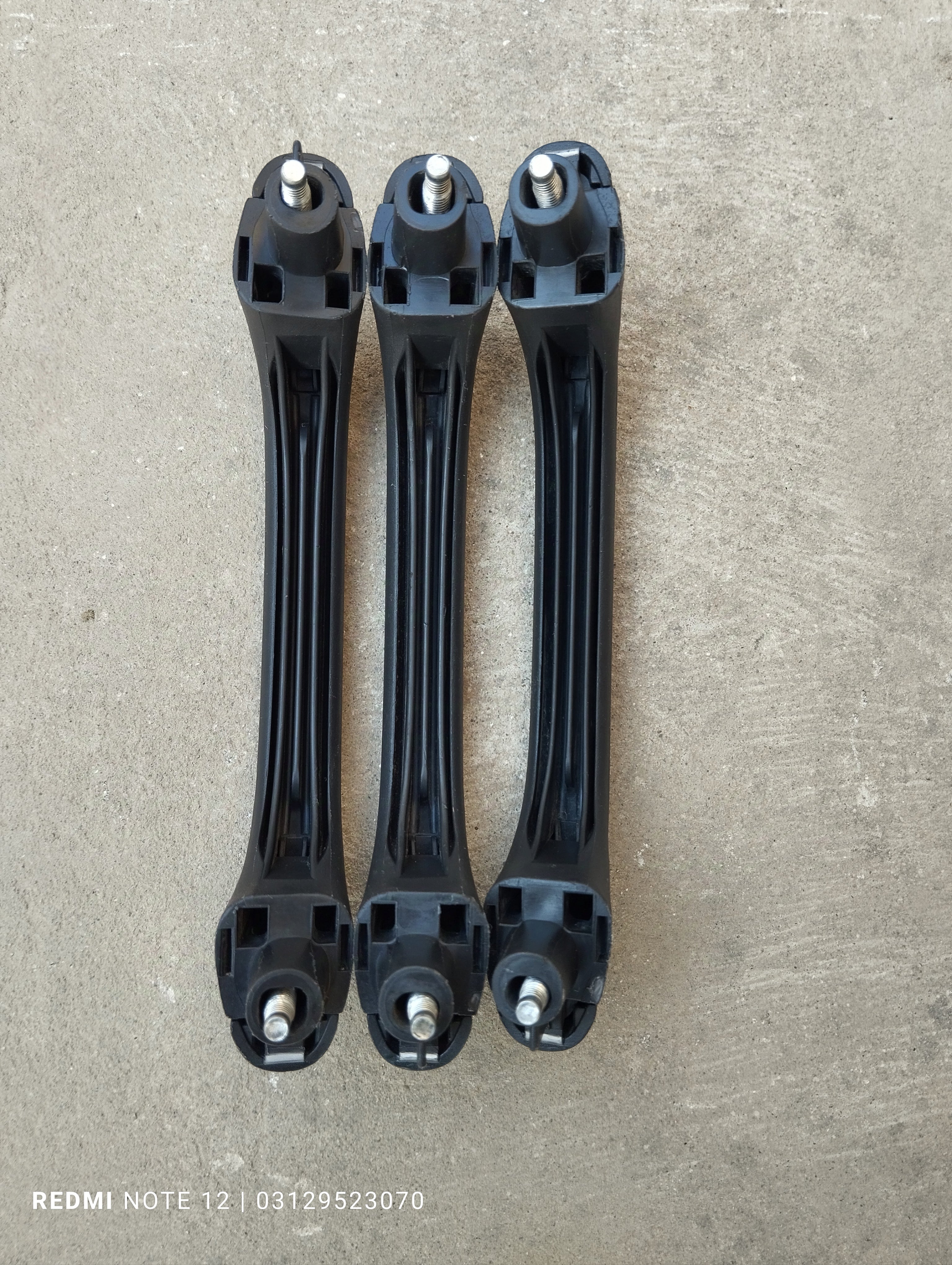 Toyota Passo OEM Interior Black Roof Handle Set of 3 Piece OEM 74611-B2010B1