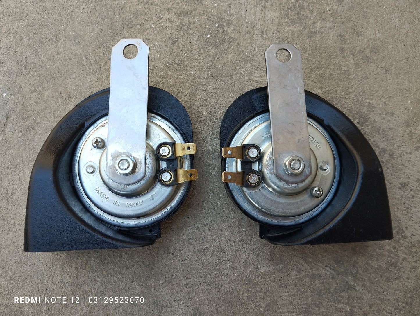 Mitsuba Slim Spiral Horn 550Hz 440Hz Genuine Japanese OEM