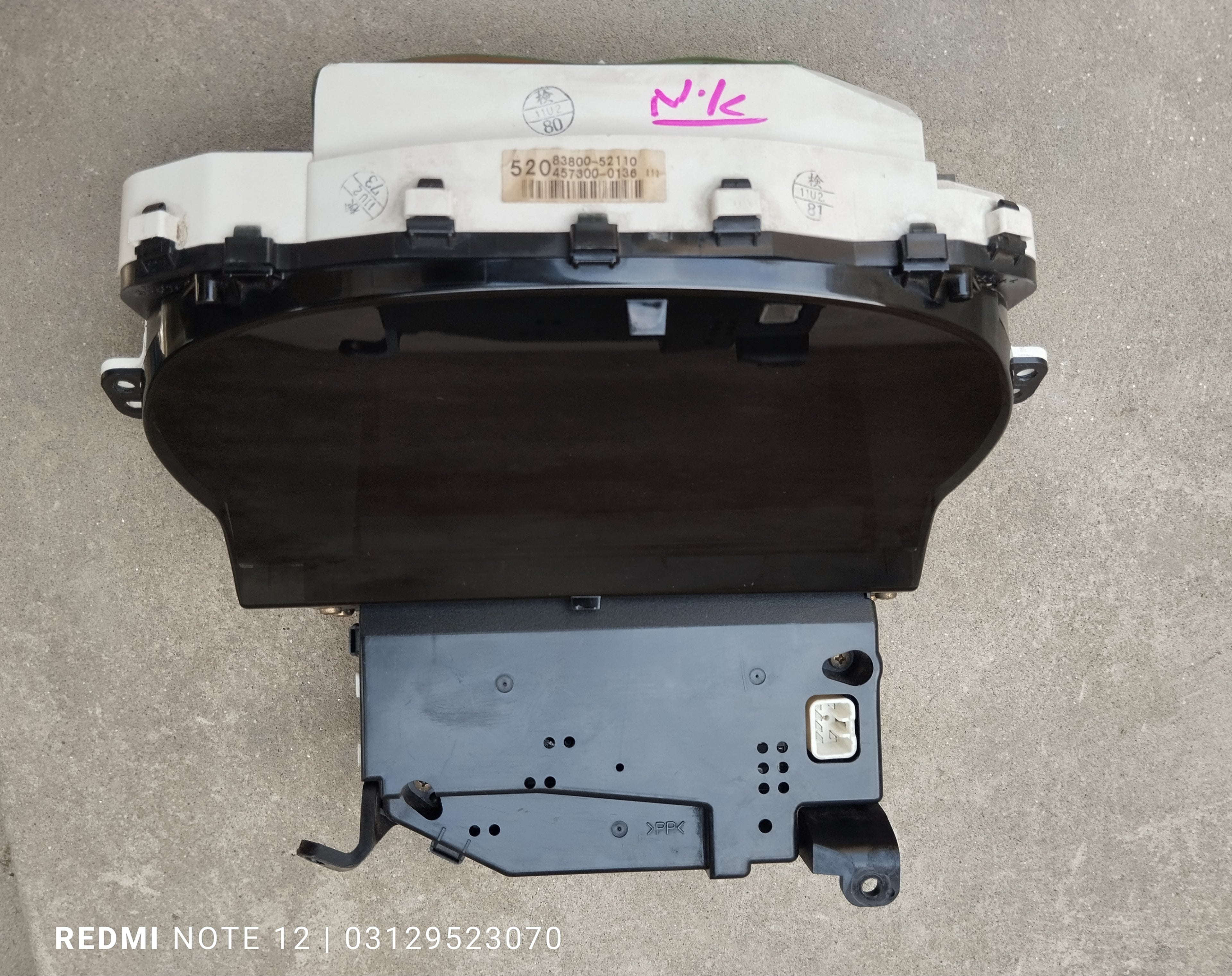 Toyota Vitz Platz OEM Digital Speed Meter Genuine Japanese OEM 83800-52110
