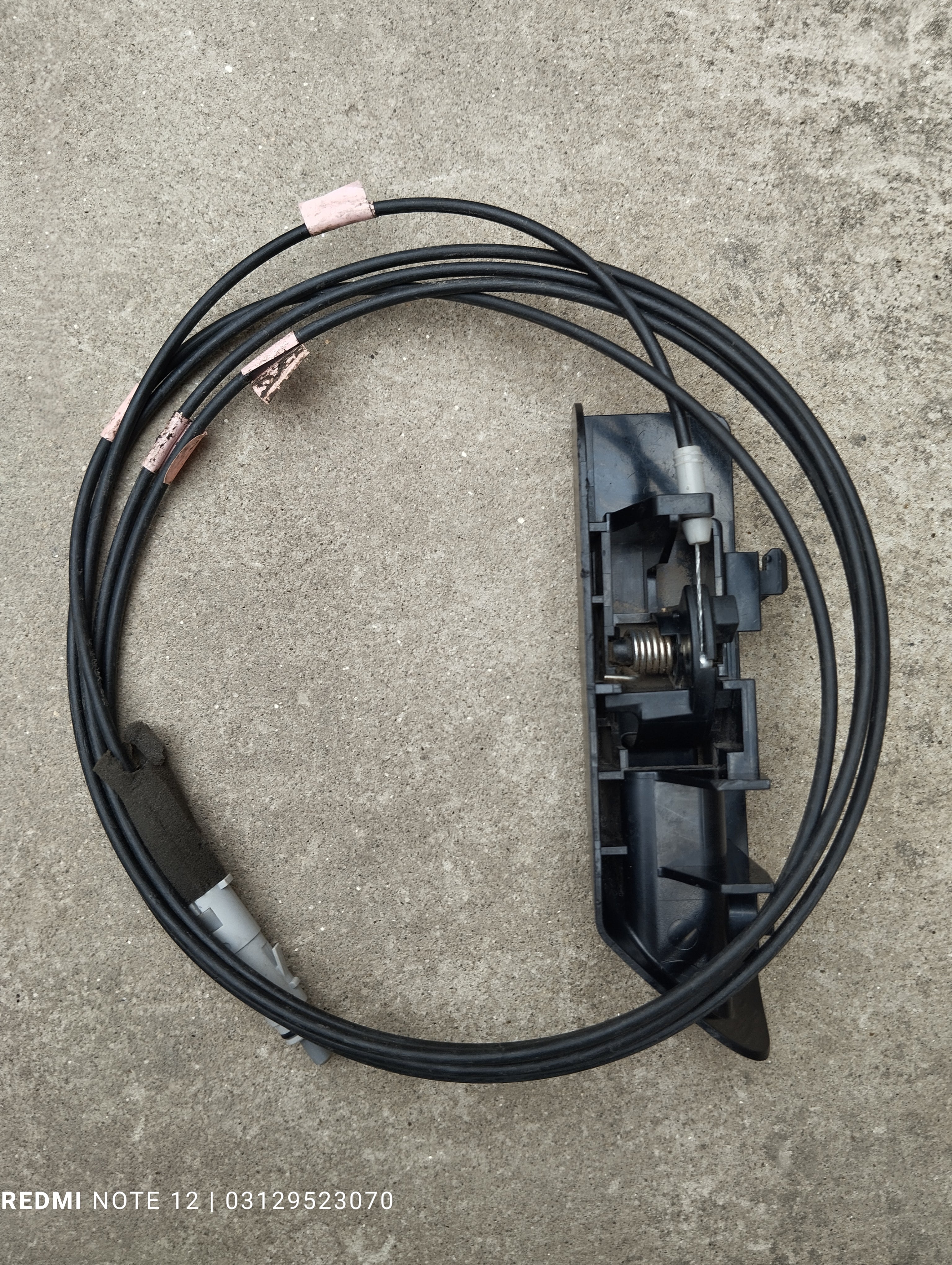 Toyota Aqua Vitz OEM Fuel Lid Cap Release Cable with Handle Genuine Japanese OEM 77035-52330
