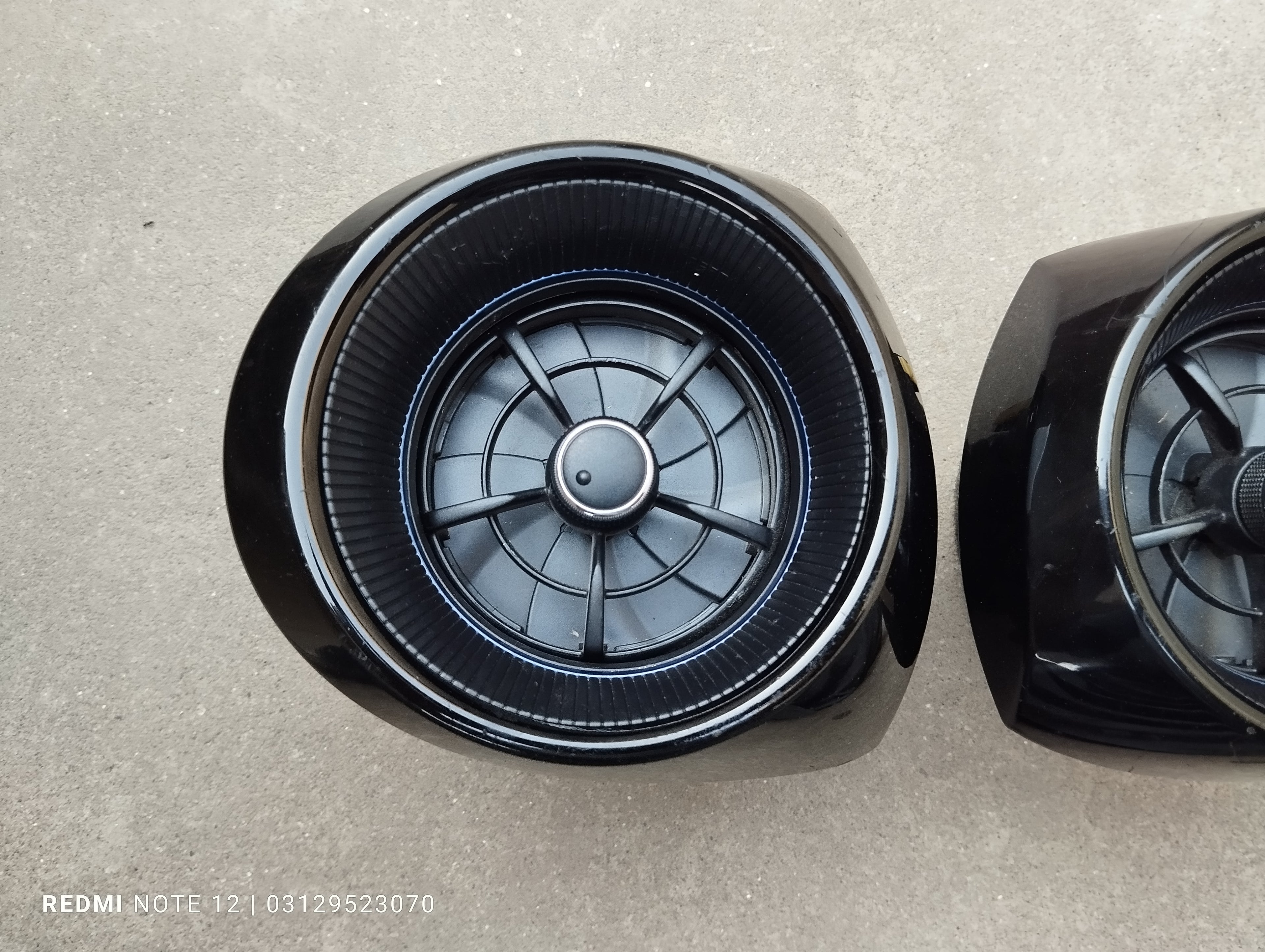 Toyota Aqua OEM Interior Dashboard AC Air Vent Piano Black Chrome Genuine Japanese OEM 55012-52020C0