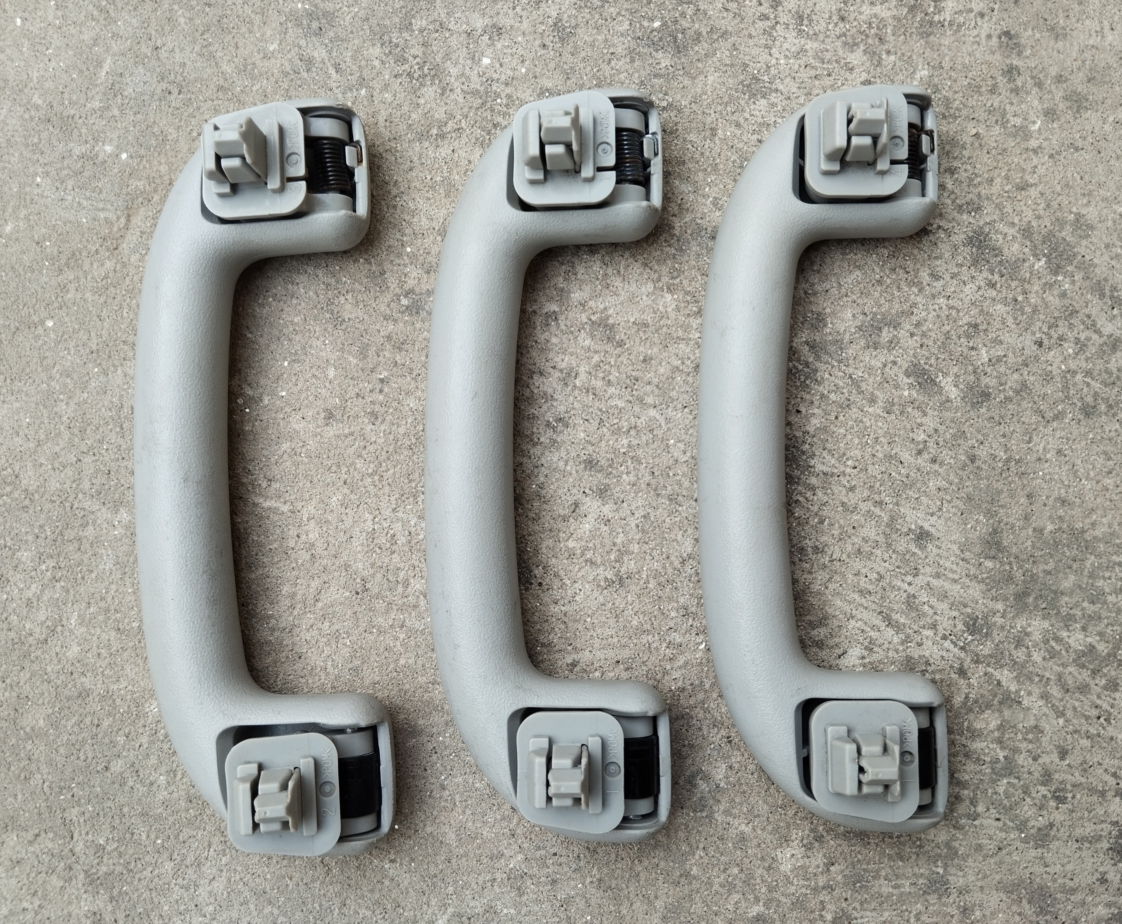 Suzuki Alto Swift OEM interior Roof Handle Set of 3 Piece Genuine Japanese OEM 74410-72M006GS