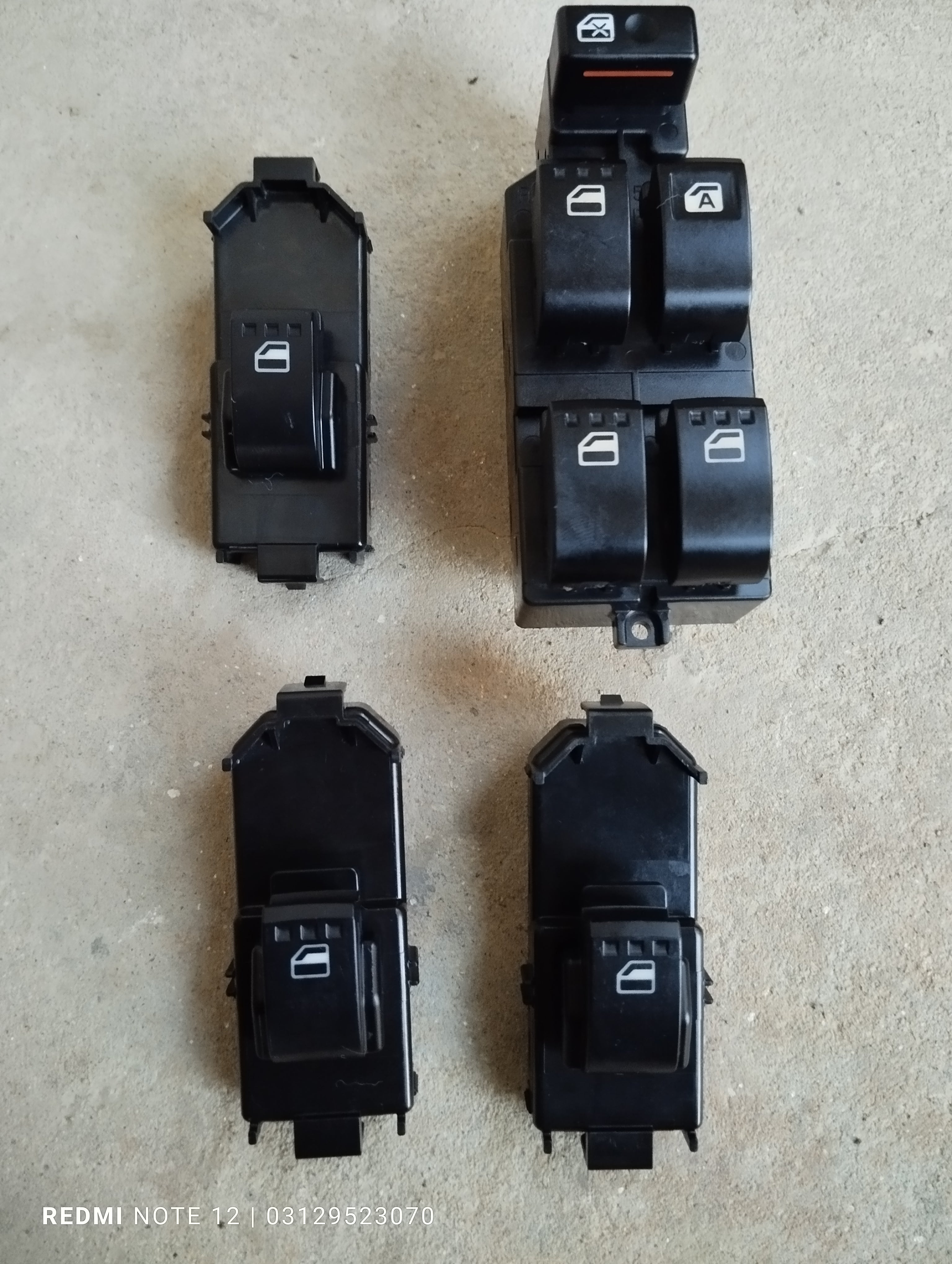 Toyota Passo OEM Interior Power window Switch button Complete Set Genuine Japanese OEM 84820-B1010