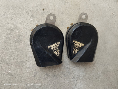 Mitsuba Proud OEM 12v Horn L+H Set Genuine Japanese