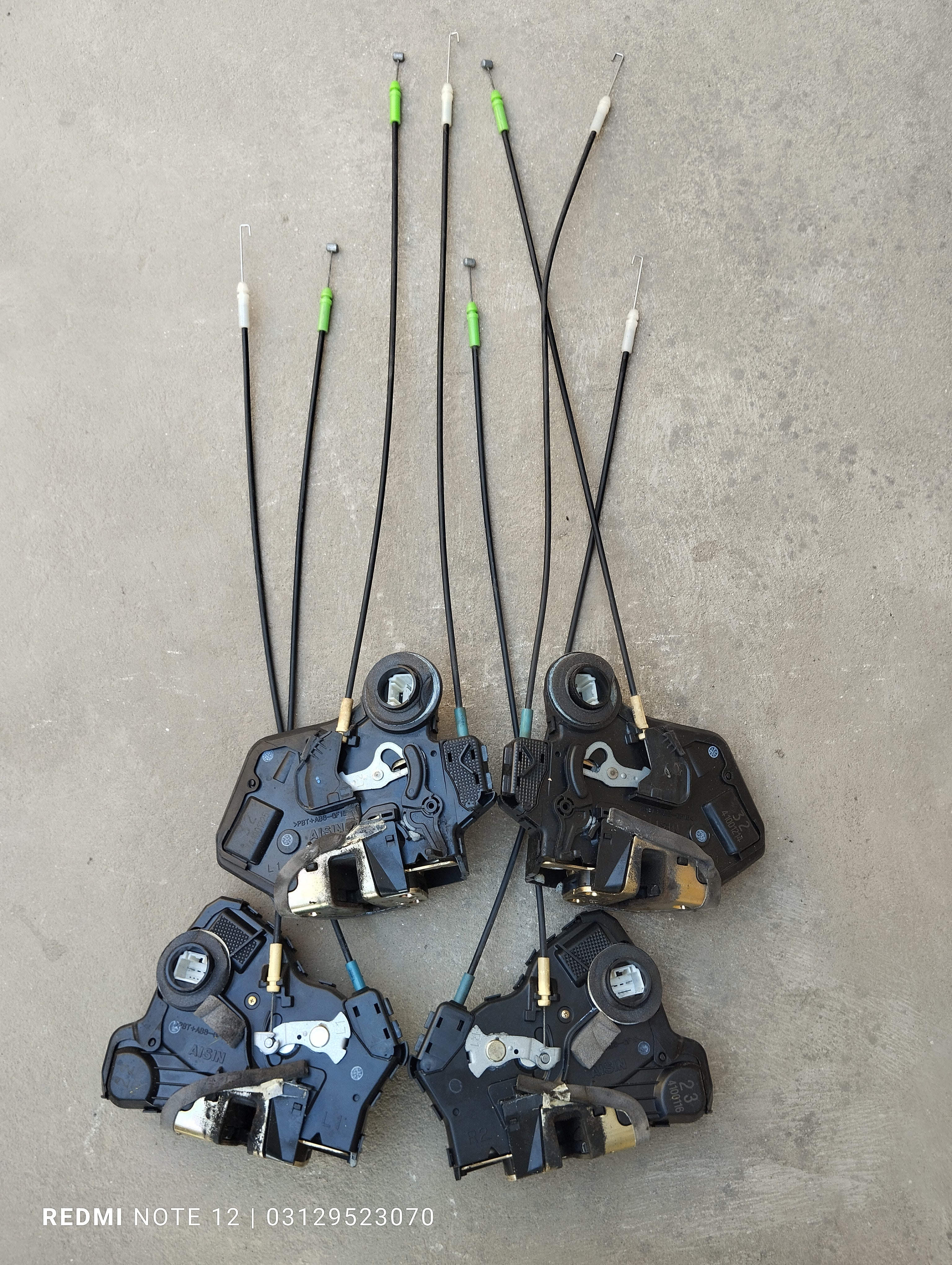 Toyota Passo OEM Door Inner Lock Complete Set 4 Piece Genuine Japanese OEM 69030-B1020