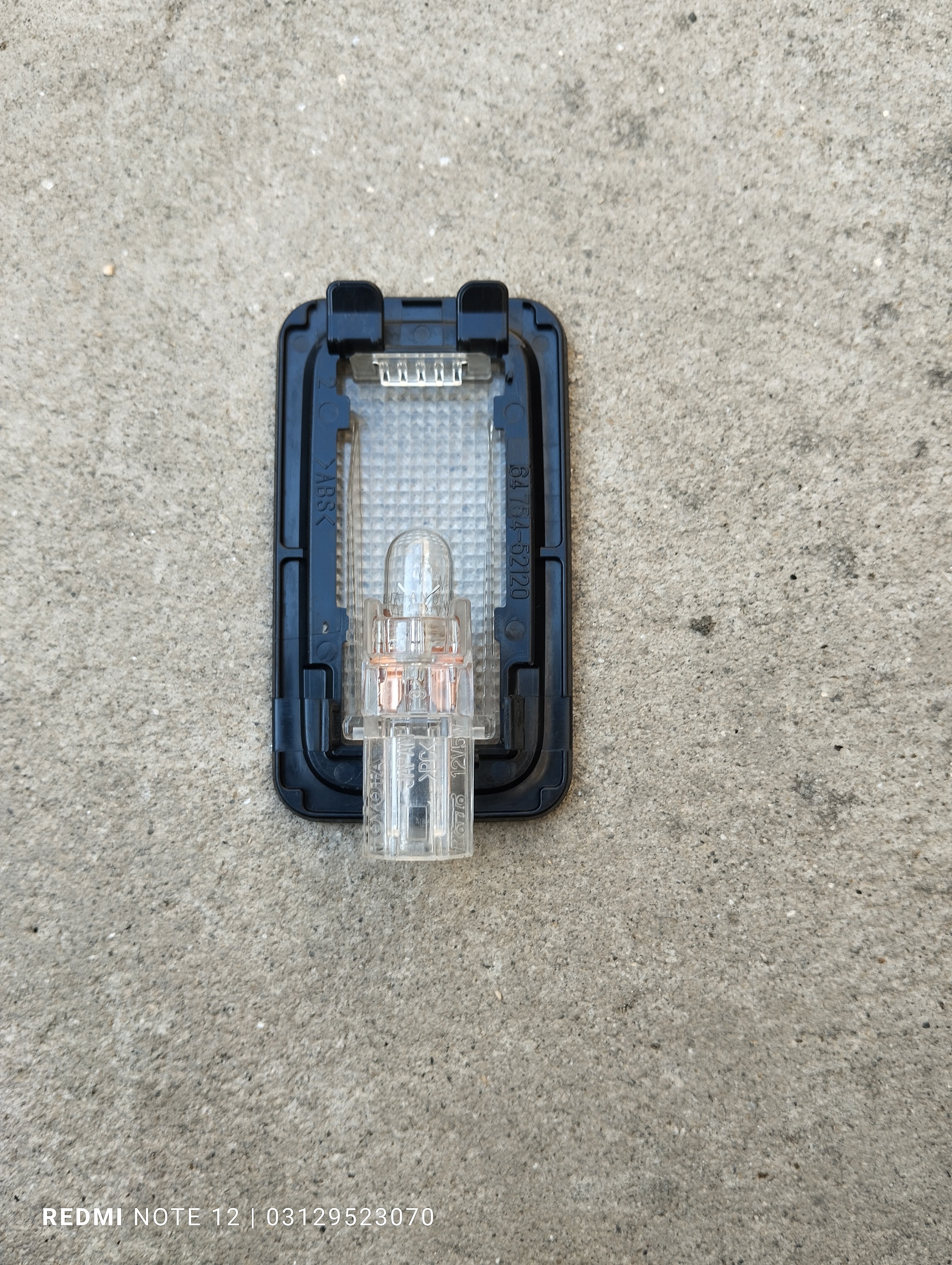 Toyota Aqua OEM interior Rear Trunk Lighting Genuine Japanese OEM 64754-52120